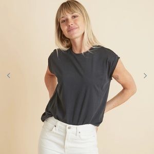 Marine Layer brand Black Muscle Tank. Size medium.